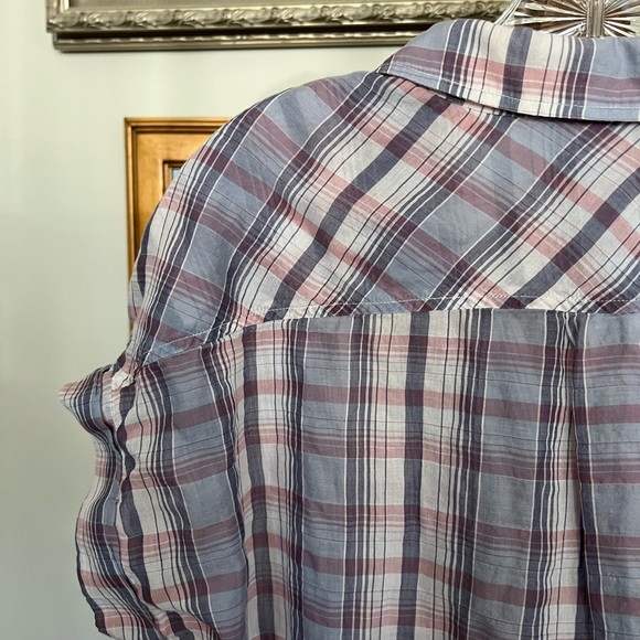 Anthro Cloth & Stone Liya Tie Waist Shirt - Picture 10 of 13